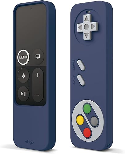 elago R4 - Funda retro para control remoto para Apple TV Siri de 1 generación, diseño clásico de control no funcional, cordón incluido registrado