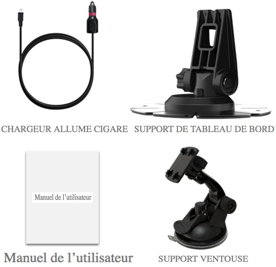 GPS Poids Lourd 7 Pouces NaviPro Assist GPS pour Camion, Bus, Voiture, Europe 48 Pays, Caméra de Route Intégrée, Dashcam HD, Mise à Jour Gratuite à Vie