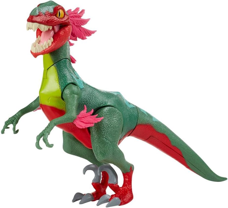 Victory Royale Series Raptor (Orange) Collectible Action Figure with Accessories for 8+ Years, 6-inch
