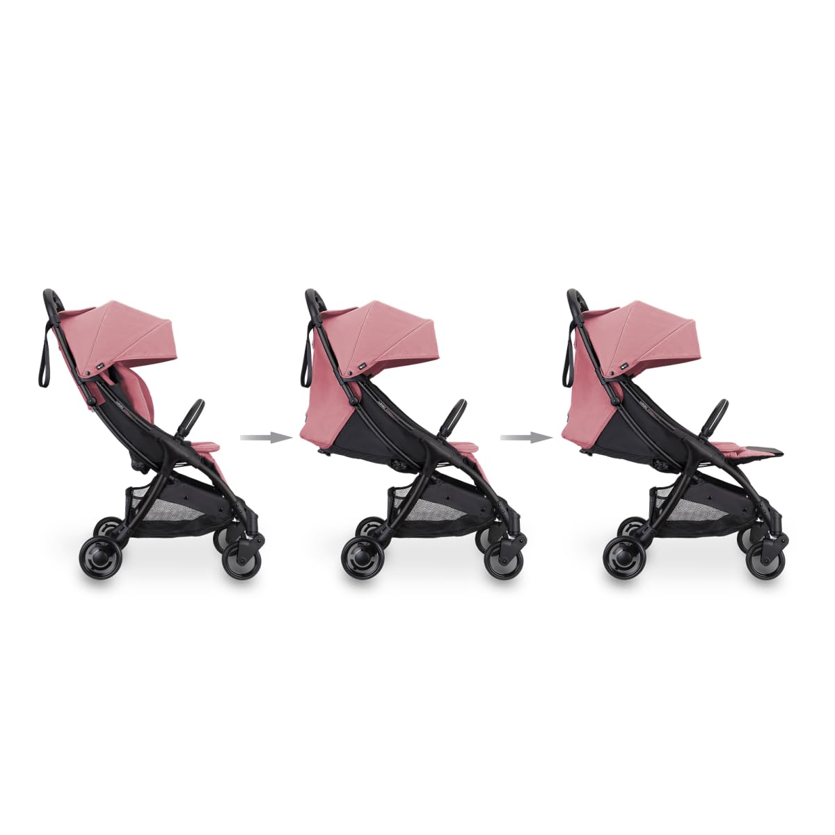 Globber - Poussette STROLL•LITE - Rose pastel