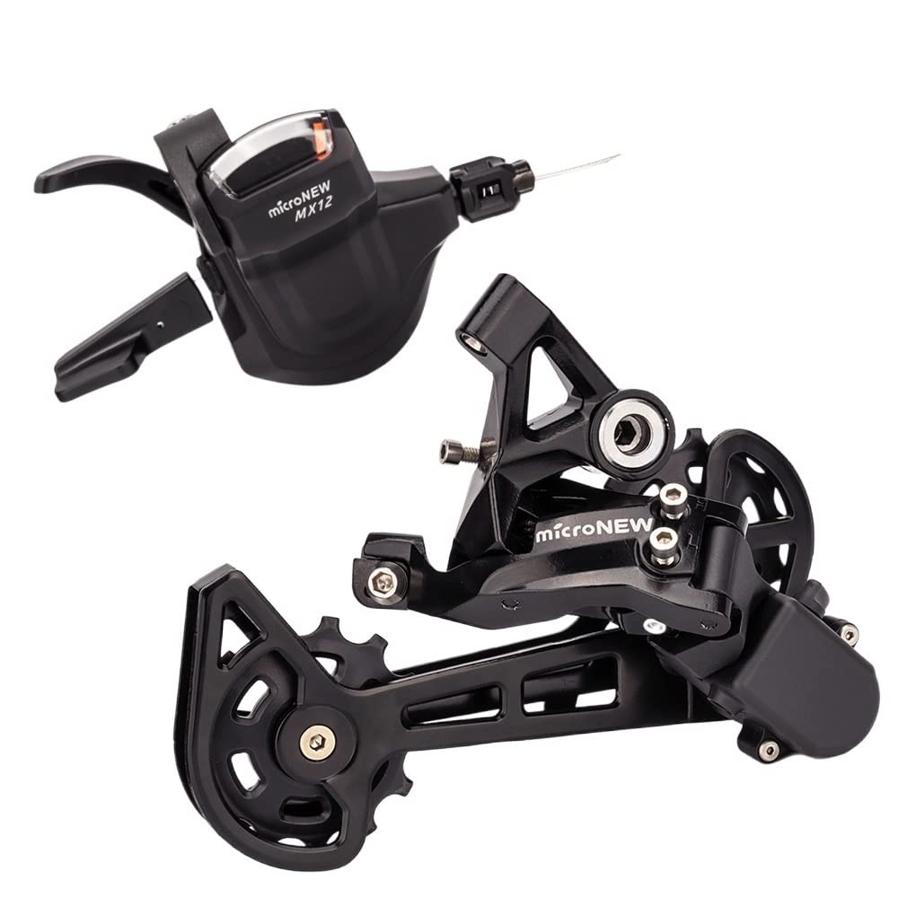 Desviadores MTB 12 velocidades Bicicleta Palanca de Cambios Cambio Trasero Embrague 1x12 Kit 12 s Bicicleta de montaña 12 velocidades Grupo Ajuste for 52 T Cassette Desviador Trasero (Color : Deraill