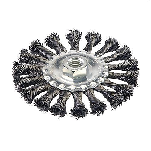 Silverline Tools 656640 - Cepillo circular de acero trenzado (115 mm)