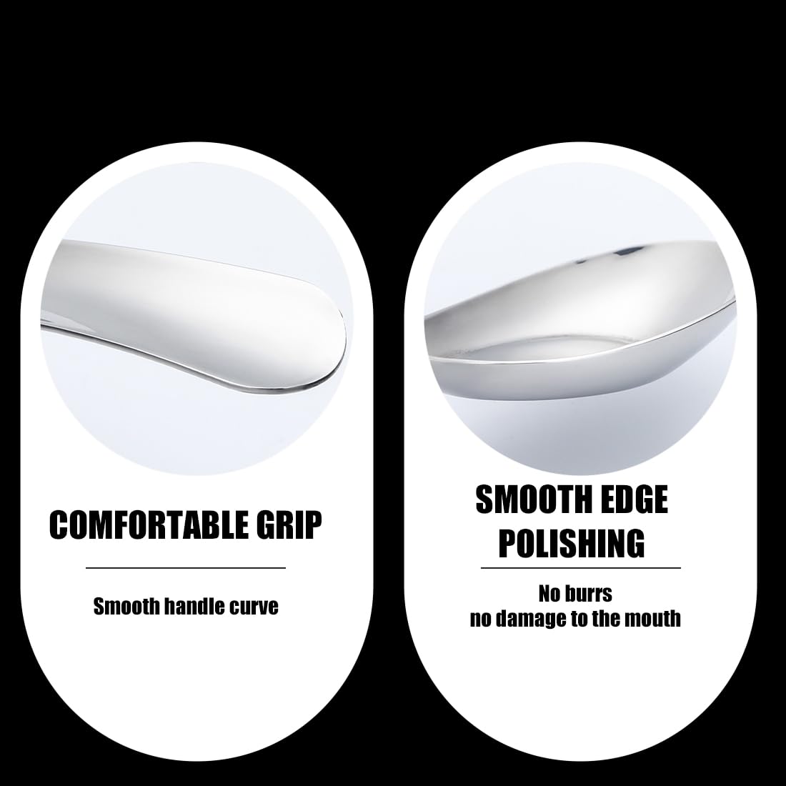 Set Di 2 Cucchiai Zuppa Asiatici In Acciaio - Scanalatura Profonda, Perfetti Per Ramen, Miso E Wonton - Foto 8