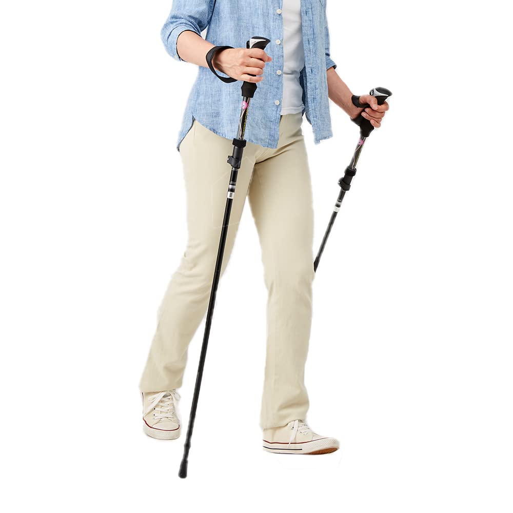 Amazon | アイメディア ウォーキングポール 2本セット 折り畳み式 収納