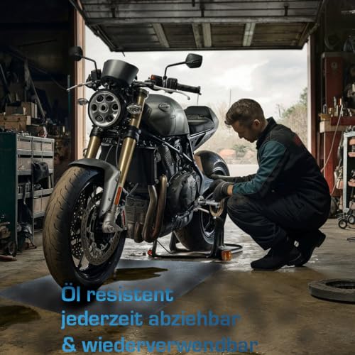 HomeProtect® | Schmutzfangmatte - SUPERDÜNN 2 mm, Selbstklebende Fußmatte, Schuhmatte, Fußabstreifer, Sauberlaufmatte, Montagematte, rutschsicher - waschbar - grau, versch. Grössen (75 x 119 cm)