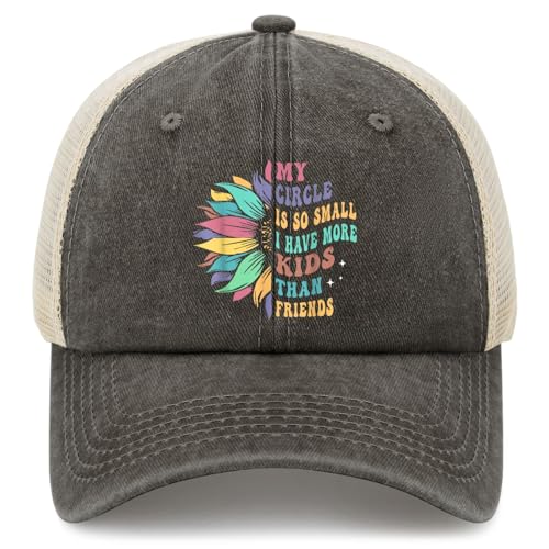 My Circle is so Small I Have More Kids Than Friends Sun Hats Garde Cap for