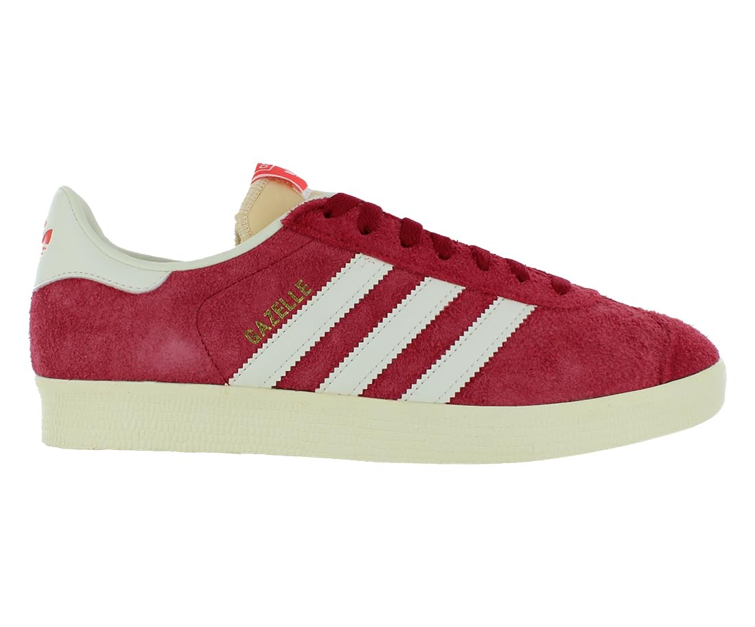 adidas Originals Gazelle - Men's (IF9652, Cream White/Off White/Team Victory Red) Size 4
