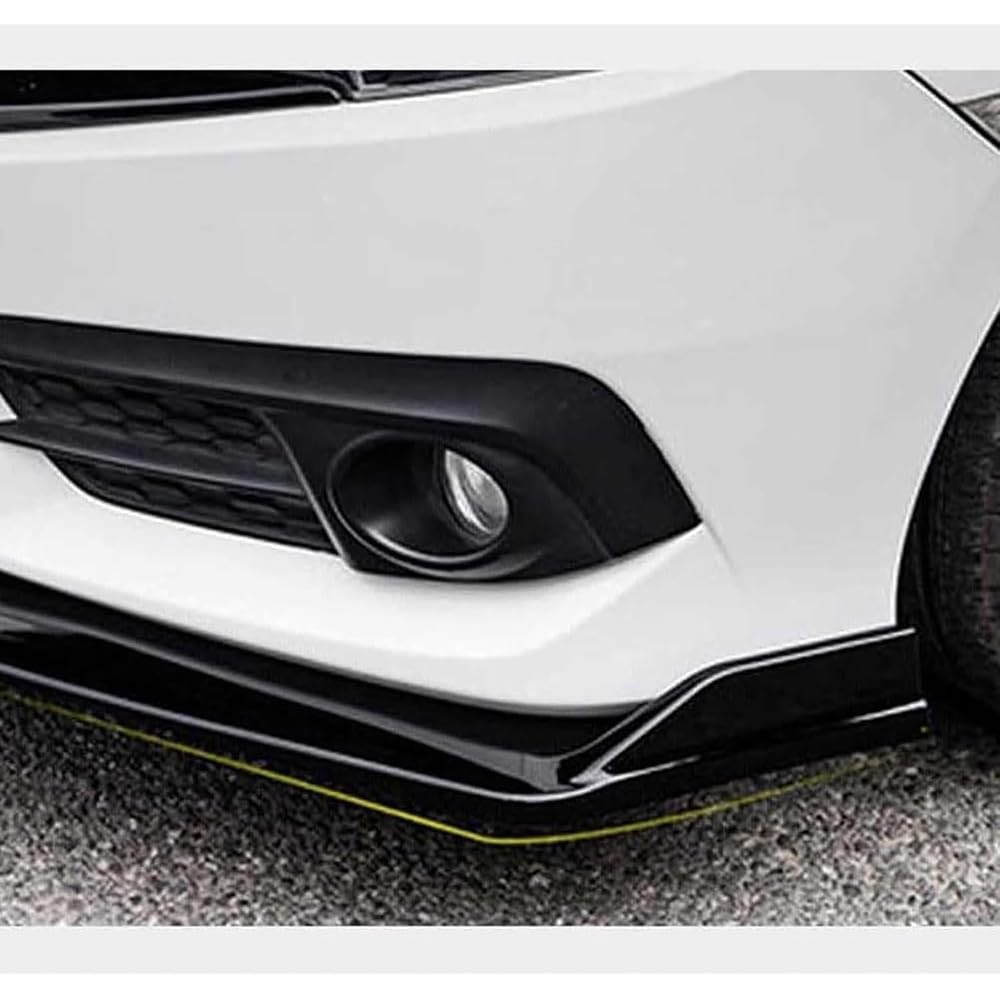 Spoiler per Labbro del Paraurti Anteriore per Hyundai I20 I20 N N-Line BC3 MK3 2021 2022 2023 2024 Spoiler Anteriore Splitter Canard Kit Corpo Tuning Ricambi Auto,F/Carbon Fiber Red