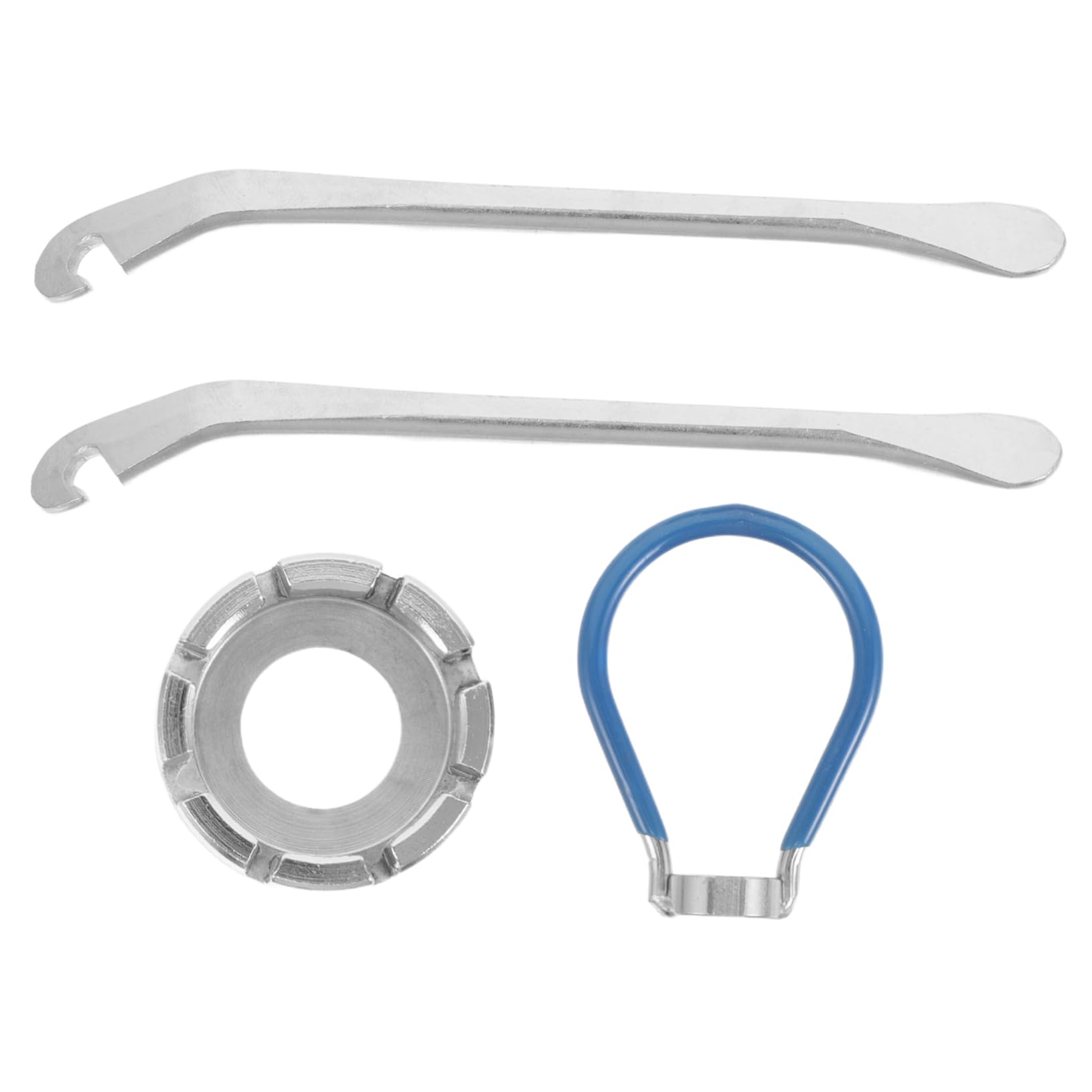 Mikikit 1 Set Bicycle Maintenance Toolkit Steel Tire Levers Tension Gauge Essential Bike Repair Tools for Weekend Riders Versatile Road Bike Kit for All Season Use