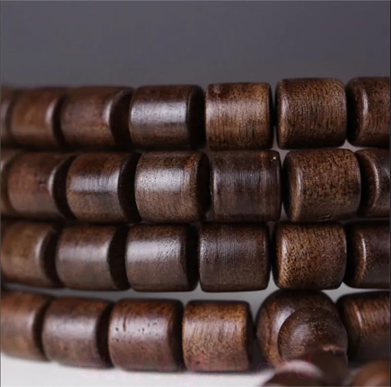 Agarwood 8mm Real Natural Brunei Agarwood Bracelets Buddhist Prayer Agarwood Bead Mala