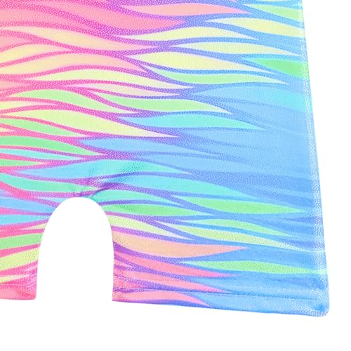 Image of HOZIY Gymnastics Leotards for Girls Unicorn Aurora Rainbow Mermaid Dinosaur Cupcake Sparkle Biketard Toddlers Kids Children