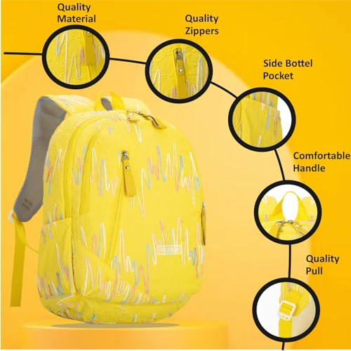 Image of Tinytot 30 Litre Japanese Korean Style School Bag Water-Resistant Laptop & Travel Backpack - Unisex Large 18 Inches Multipurpose Student Backpack for Boys & Girls, Men & Women