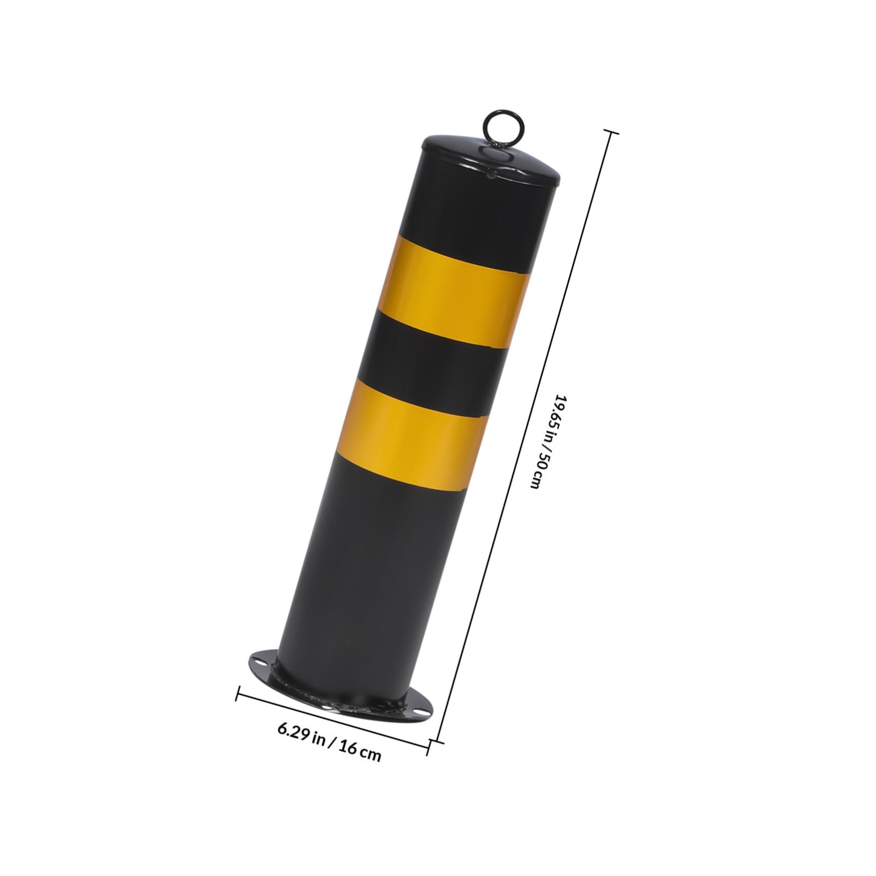 Borne De Sécurité En Acier Inoxydable Barrière De Stationnement Réfléchissante Bloqueur Dallée Pour La Sécurité Routière