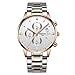 Men's Watches Luxury Fashion Casual Dress Chronograph Waterproof Military Quartz Wristwatches for Men Stainless Steel Band