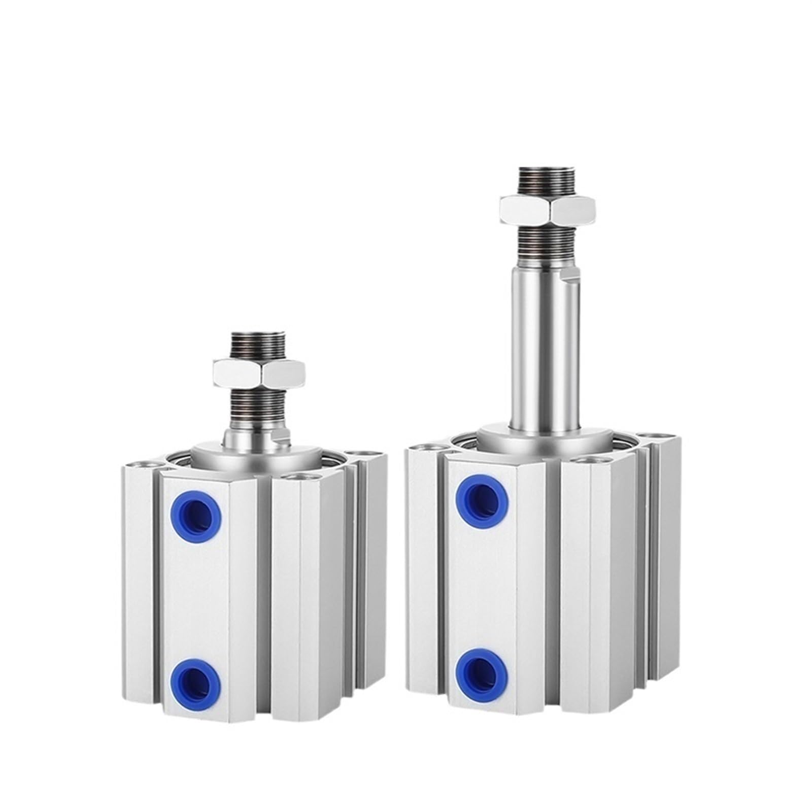 Pjktbeyi Stroke 60Mm Compact Cylinder Sda-B Sda32 Sda40 Stroke 5-100Mm Double Acting Air Pneumatic Piston 1Pcs(,Bore 32Mm)