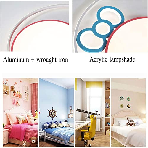 Plafonnier LED enfant dimmable et télécommandé pour ajuster la lumière de la crèche - 7