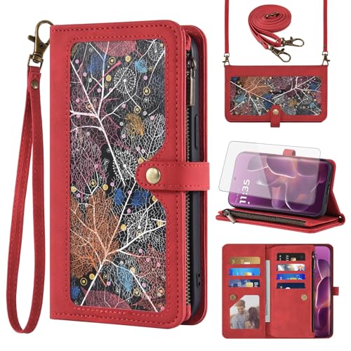 Housse Moto Edge 60 Pro 5G Asuwish Evite Casse Ecran Coque Etui Rouge