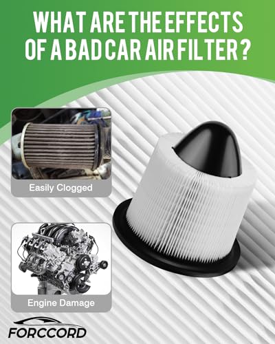 Image of 2-Pack Engine Air Filters for F-150 1997-08 (4.2L 4.6L), F-150 1997-03 5.4L | for Ford Expedition 1997-04 5.4L, E-350 Super Duty 1999-16 5.4L, Replace #CA8039, Engine Filter Replacement Car Accessories