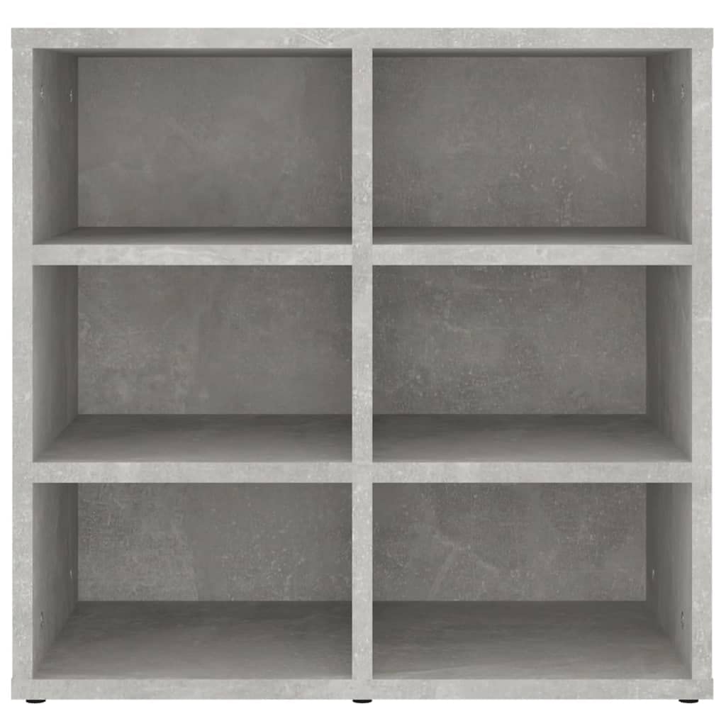 Scarpiera in legno d'ingegneria, 6 scomparti, 52,5 x 30 x 50 cm
