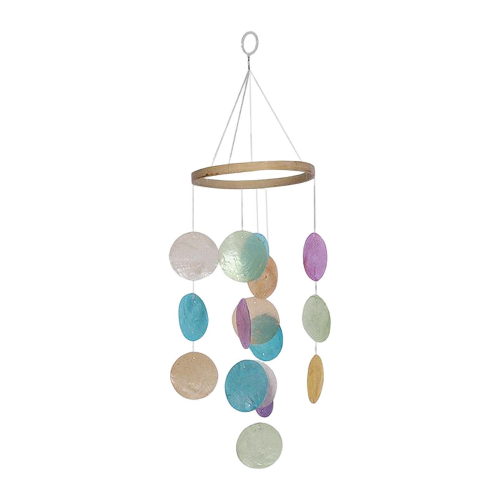 Creative Colorful Shell Wind Chime Pendant Props for Home Outside Ornaments|Home & Garden|Yard Garden & Outdoor Living|Garden Decor|Wind Chimes-image-19