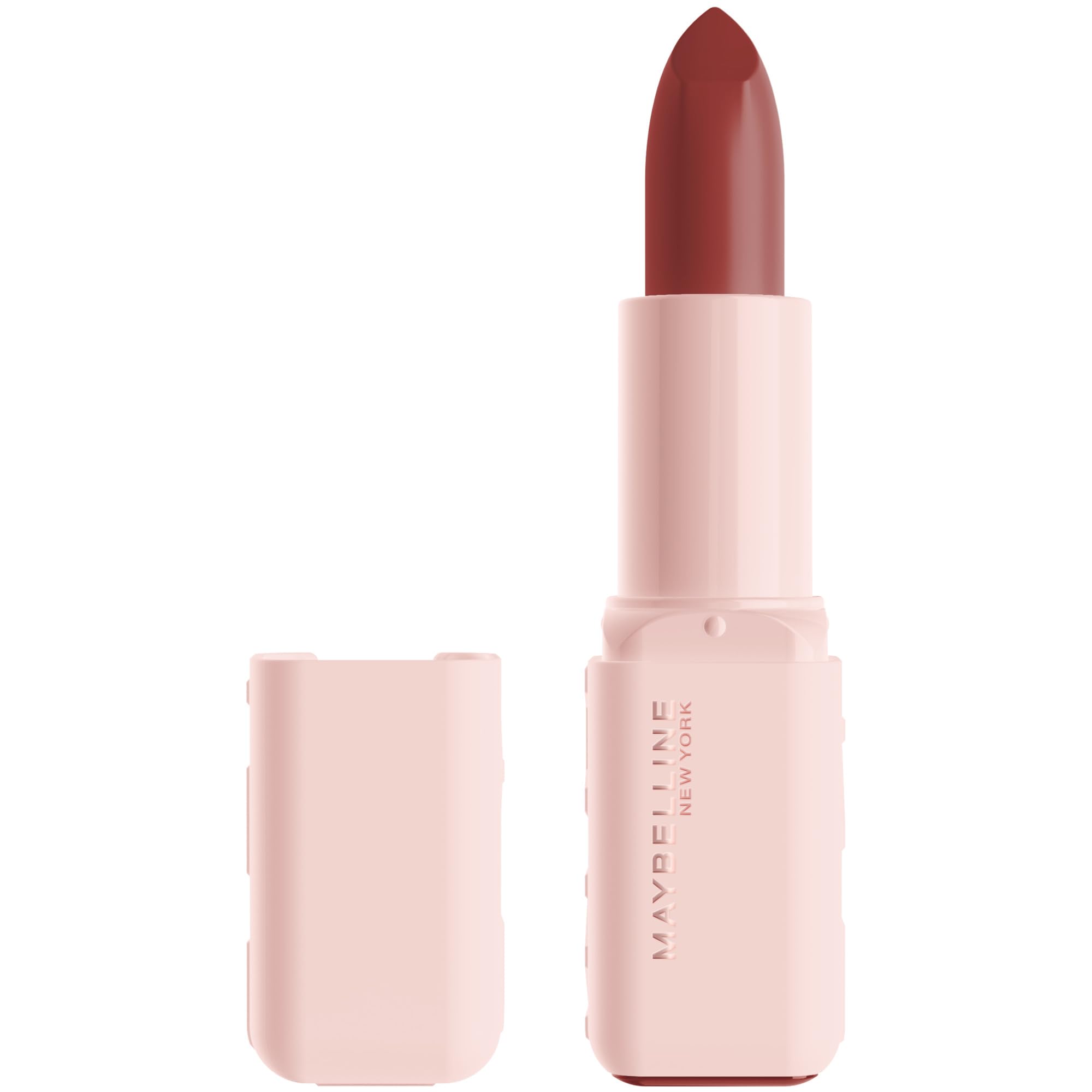 MAYBELLINE Slip On Serum Lipstick, Hydrating Lip Makeup with 8HRs of Lip Plumping Moisture with Hyaluronic Acid + Oil Blend, Maybe It's... (Terracotta Rose Nude Matte) — view 14