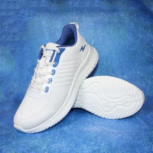 Image of ATHCO Mens Ray Super Comfortable Insole Shoes|Running|Walking|Training|Gym|Jogging|Sneaker|Athletic|Laceup|Flexible|Lightweight|Dailyuse|Sports|Casual|ExtraSoft|Fitness|Gents Boys