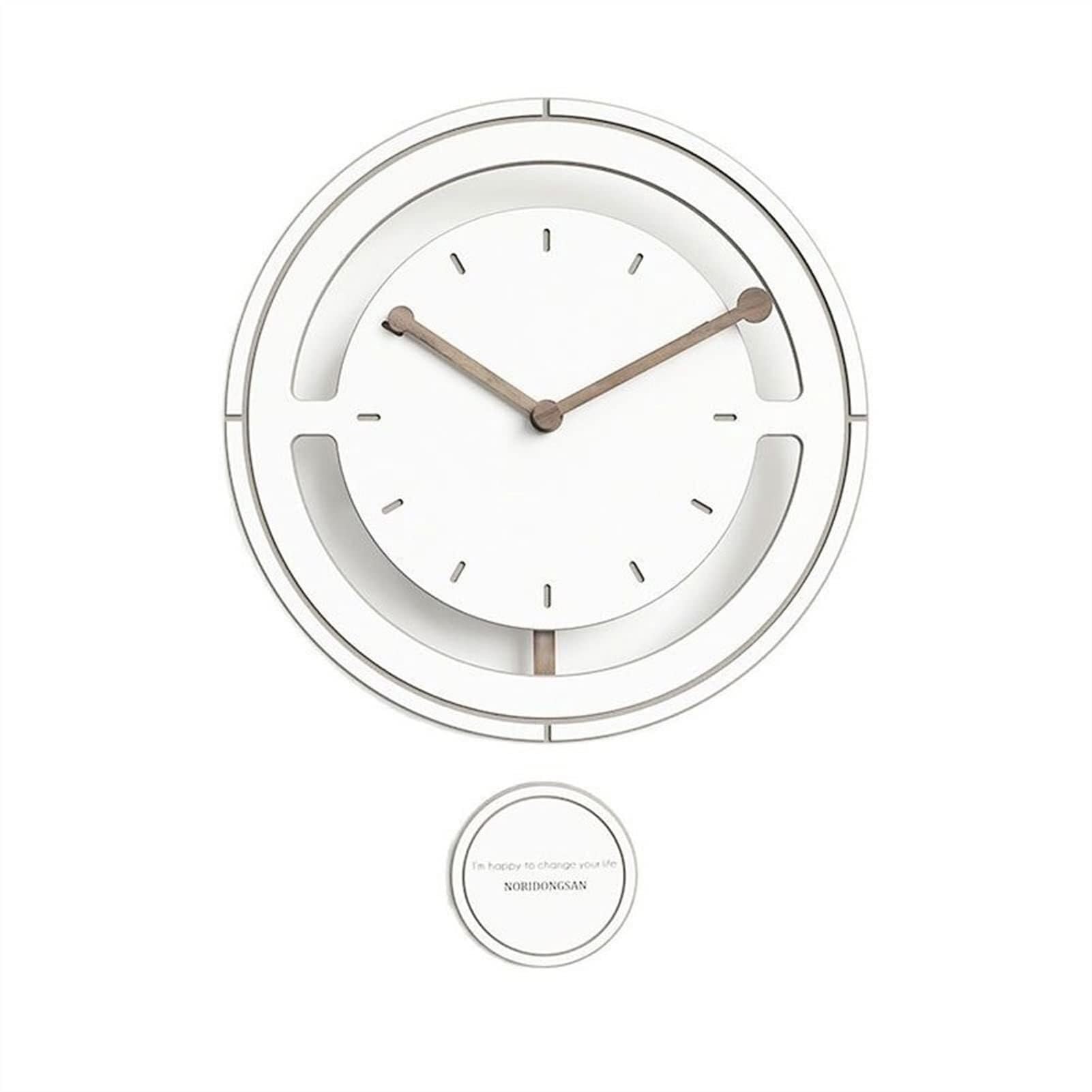 Horloge murale silencieuse sans tic-tac pendule de cuisine moderne
