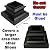 1/2" Stair Iron Baluster Swap Flat Shoes (50-Pack) Stair Parts for Square Scroll Basket Twist Knuckle Railing Metal Spindles NO Set Screw (Satin Black)