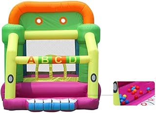 Inflatable Bounce House Inflatable Bounce Castle House Outdoor Bounce Castle with Large Jumping Area Jumping Bouncy Castle for Kids Play Ideal for Indoor Use Kids Bouncy Castle