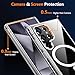 MIDIIUGCT Magnetic for Galaxy S24 Ultra Case,Built-in Magnet Circle&Wireless Charging,Military-Grade Shockproof case Cover for Galaxy S24 Ultra [Clear] MMUS-CXDZ-01-11