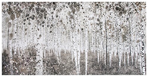 Graham & Brown Toile imprimée Aquarelle Forêt 120 x 60cm Beige | Décoration Murale, Décoration Chambre Salon