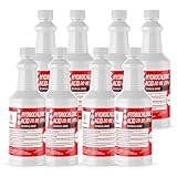 Hydrochloric Acid 31% Technical Grade - 8 Quarts – for Industrial Cleaning, pH Adjustment, Metal Surface Treatment, and Chemical Processing