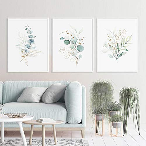 Affiches toile salon 70x100cm habiller un grand mur vide bohême