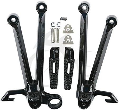 XMT-MOTO Rear Passenger Foot Peg Footrest Bracket Set for SUZUKI GSXR1000 2005 2006