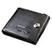 BININBOX New Mens Short Bifold Suction Button Leather Wallet Purse ID/Card Clutch Holder
