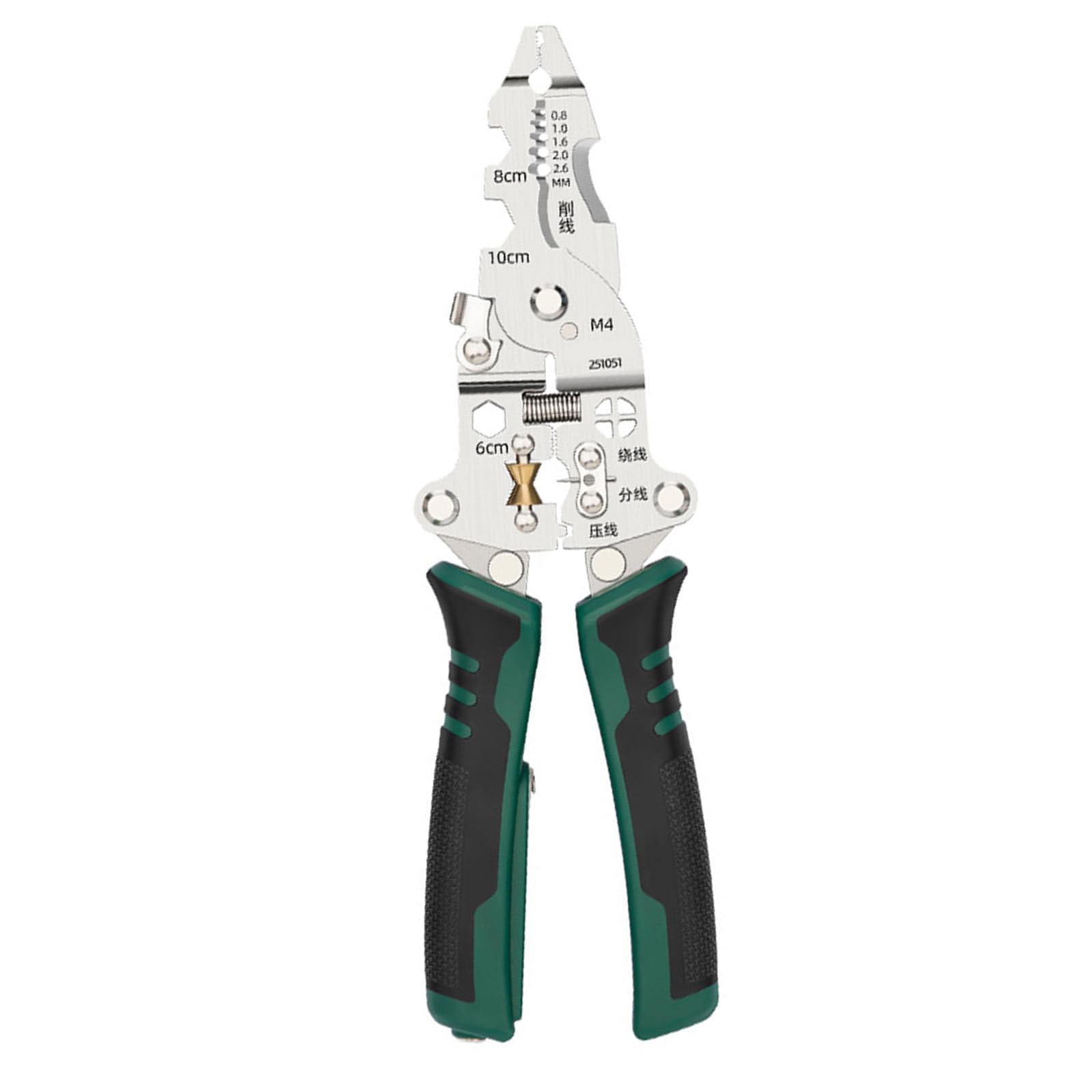 Rgybao 11 In 1 Wire Stripper Wire Stripping Tool With Electricity Tester Cable Cutter Crimper Splitting Stripper Multipurpose Electrician For Home Portable Electrician