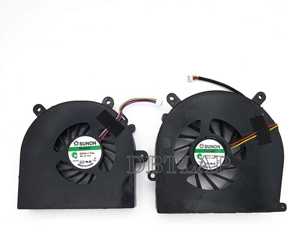 New CPU + GPU Fan for Clevo Sager NP8150 NP8130 NP8170 NP9150 P150EM P150HM P170HM P170EM P150SM P170SM 6-23-AX510-012 6-31-X720S-101 BS6005HS-U0D&BS6005MS-U94