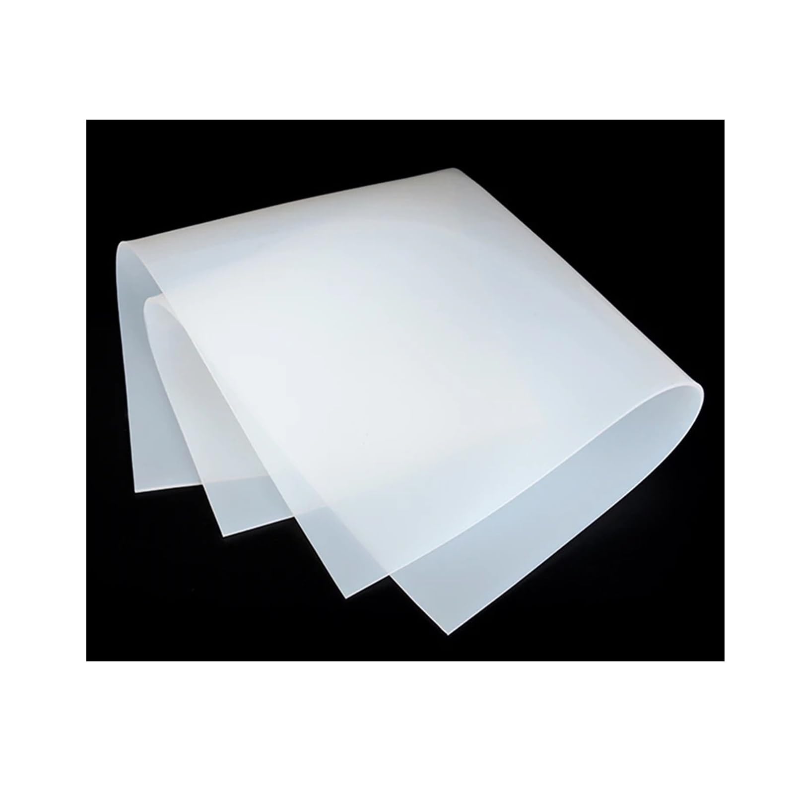 1 stück Gummi Blatt silikon transparent transparent transluzent Platte Matte hohe temperaturbeständigkeit 100% pad 500x500mm (Size : 8mm)