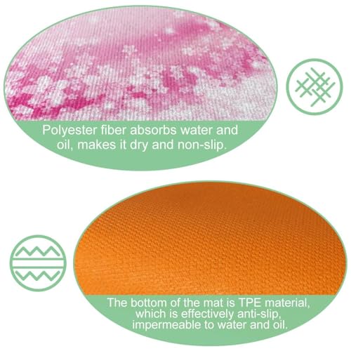 Tapete de cocina VAPOKF alfombra de diseño flor de cerezo con acabados de alta calidad 6