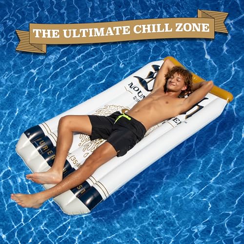 Liquid Death Pool Float – Extra Large Inflatable Floatie for Pool, Beach & Lake, Durable Vinyl, 6 Feet Tall for Lounging - image 3