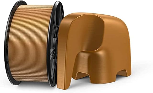 PLA Filament 1.75mm, 3D Printer Filament 1KG, +/- 0.02mm, 2.2 LBS, Gold