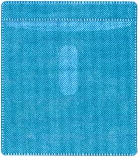 mediaxpo Premium CD Double Sided Plastic Sleeves - Plastic CD Sleeve for Ultimate Protection and Organization (Blue) (Pack of 200)