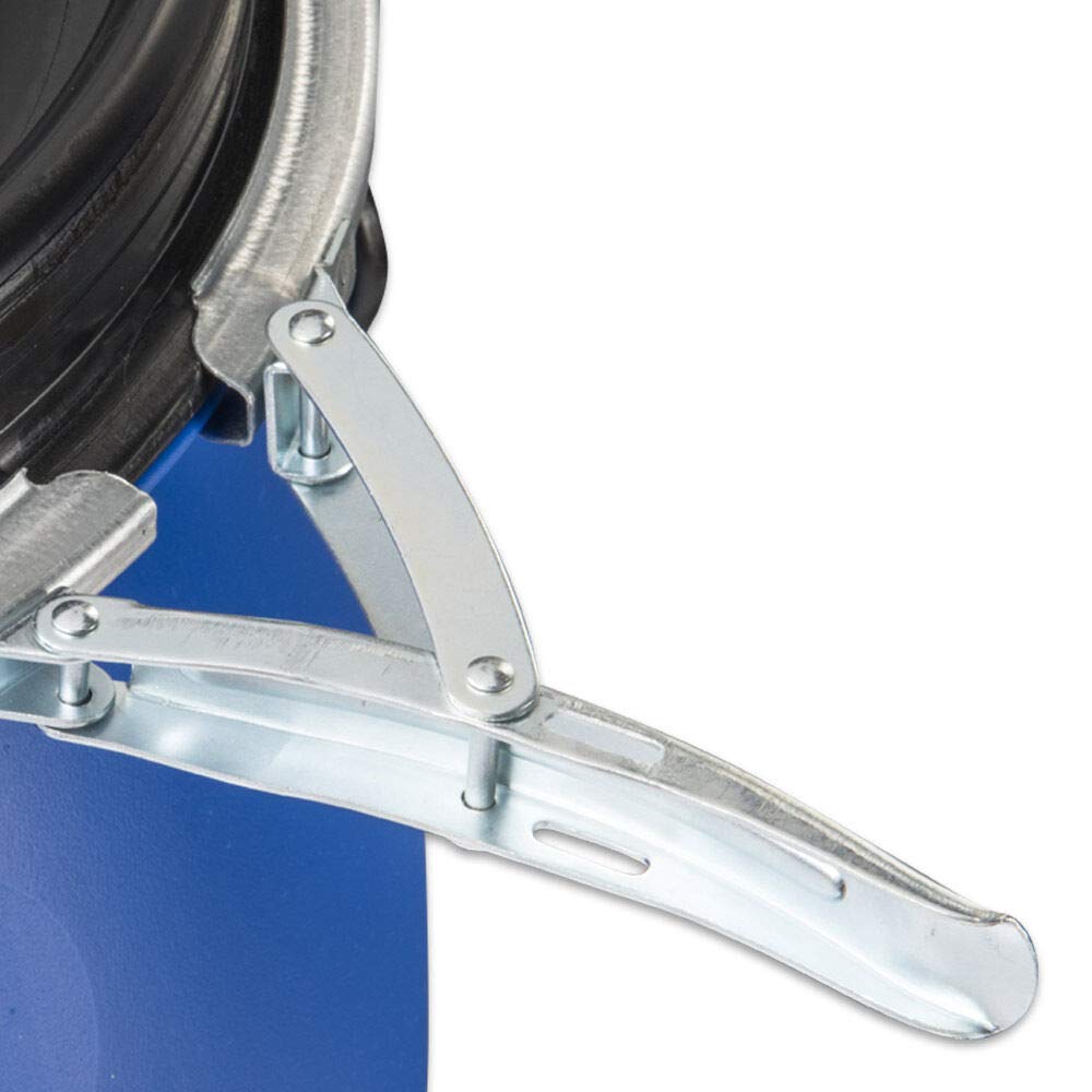 kanister-vertrieb® 30 Liter Weithalsfass, Deckelfass, Spannringfass schwarz, blau, grün (blau)