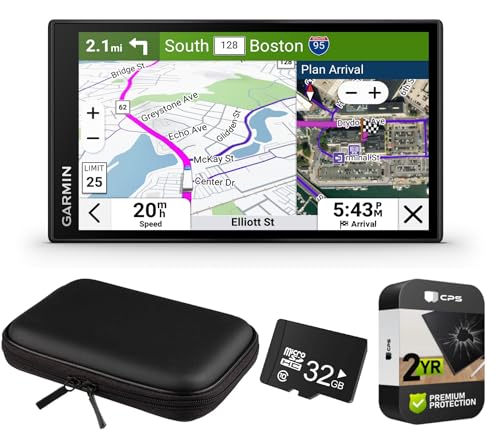 Garmin dēzl OTR620 Trucking XP Bundle with Carrying Case, 32GB MicroSD Memory Card & 2-Year Extended Warranty
