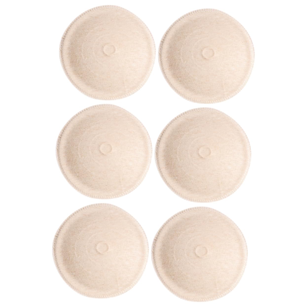 BESTonZON 6pcs Cotton Nursing Pads Reusable Breast Feeding Pads Soft Feeding Sponge Washable Milk for Breastfeeding