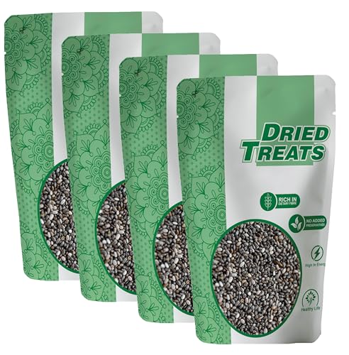 Image of Dried Treats Dried Fruits Nuts And Seeds (Chia Seeds, 800g (4x200g))