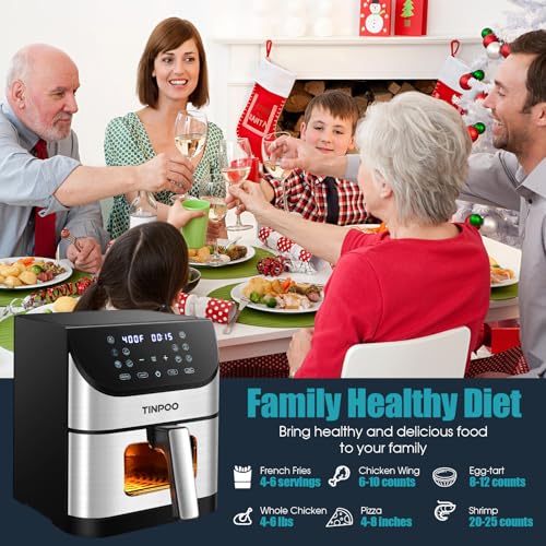 Large Capacity Air Fryer Toaster Oven