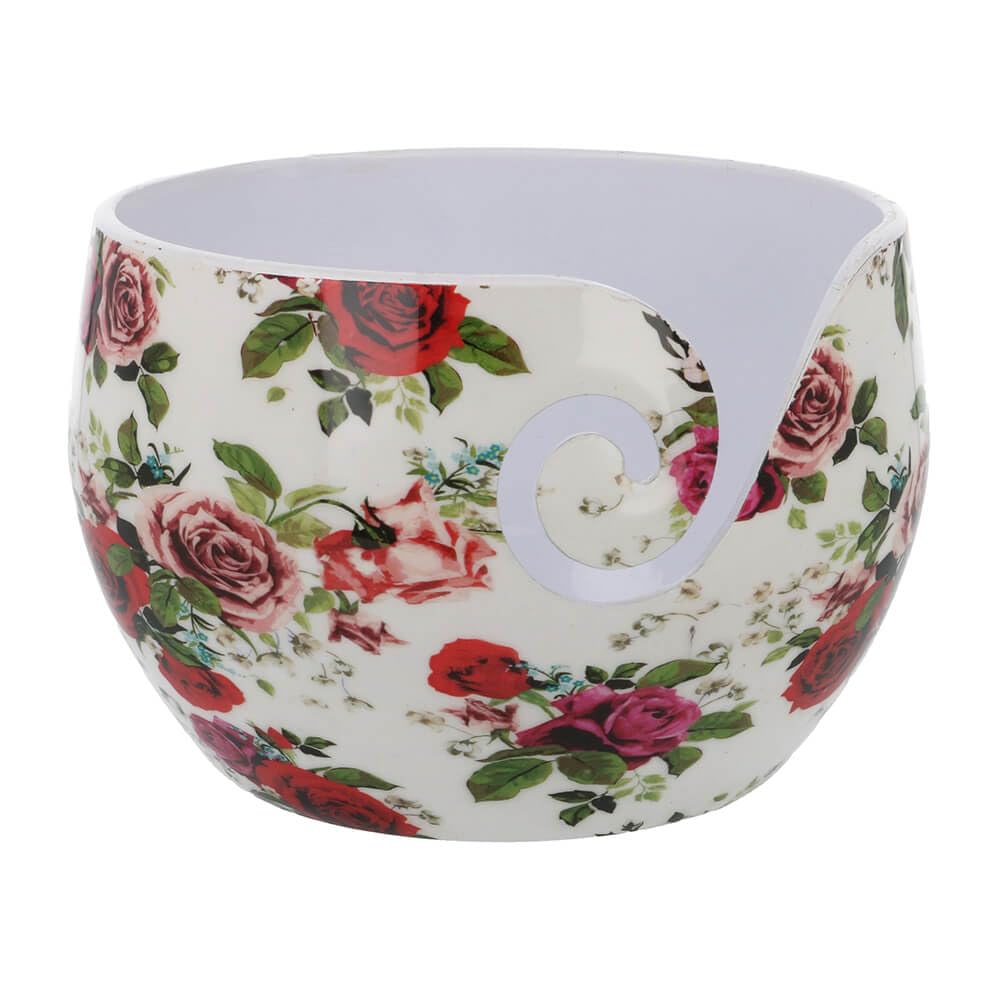 Scheepjes Yarn Bowl, 15x10cm, Roses