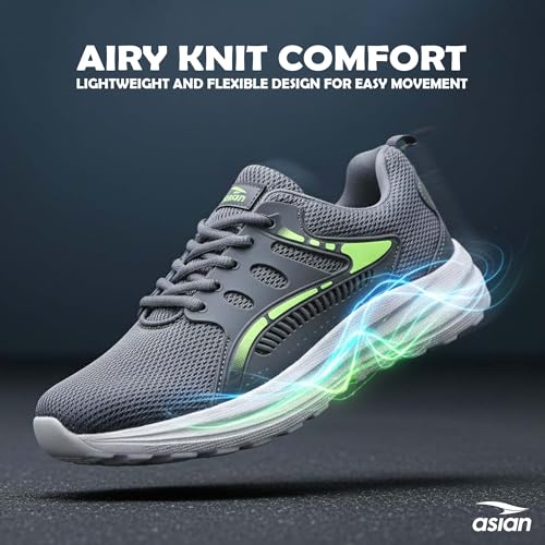 Image of ASIAN Toofan-01 Men's Running Shoes | Lightweight Cushioned Sole, Durable Upper, Anti-Slip Grip, Daily Comfortable Shoes
