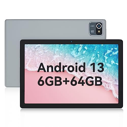 Byxsb Tablet 10 Inch WiFi Model 1TB Expandable/ 1280 * 800 Resolution Screen/ 5000 MAH Capacity Battery 8MP + 5MP Camera/ 2.4G WiFi Bluetooth GMS Authentication/Type-C Charge (Gray)